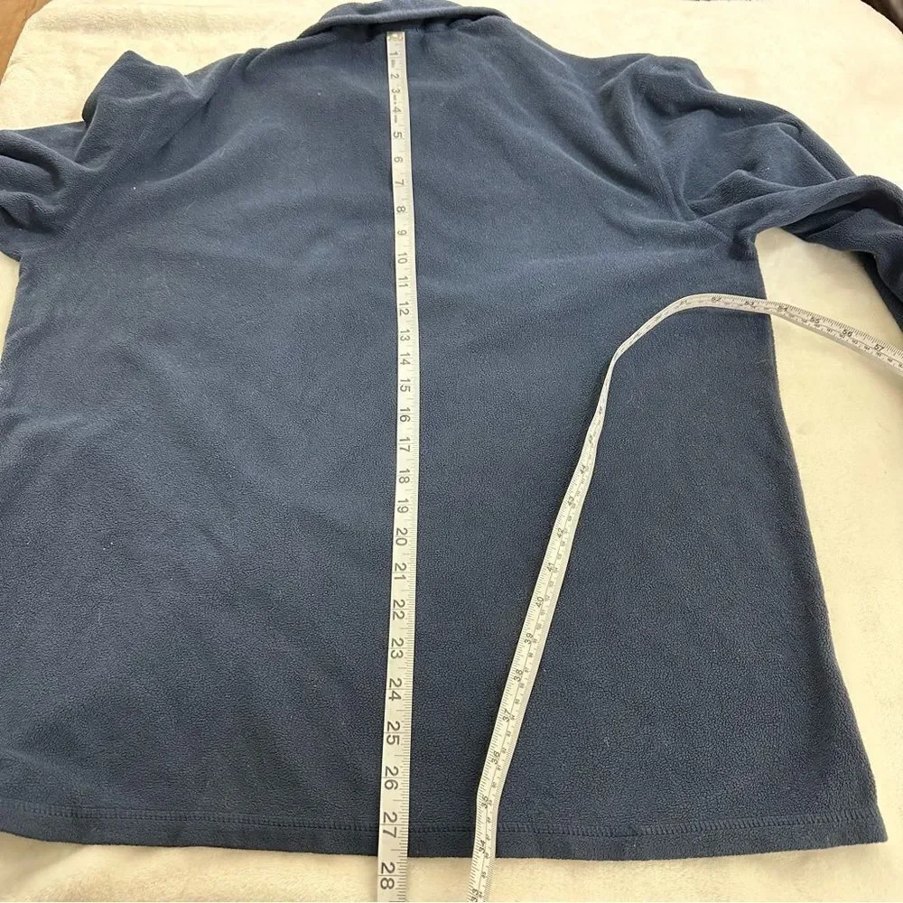 The North Face‎ blue men’s fleece 1/2 zip jacket size L